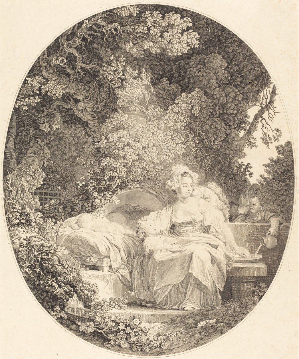 iyi anne by Nicolas Delaunay after Jean Honoré Fragonard