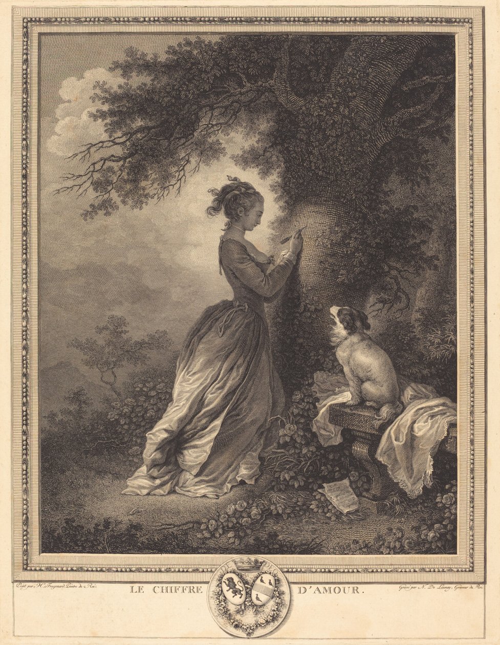 aşk sayısı by Nicolas Delaunay after Jean Honoré Fragonard