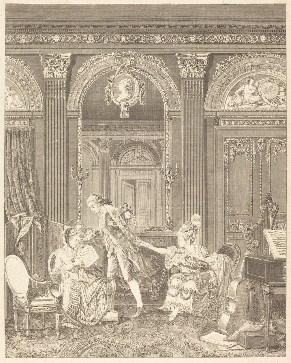 Tatlı Bilet by Nicolas Delaunay after Nicolas Lavreince