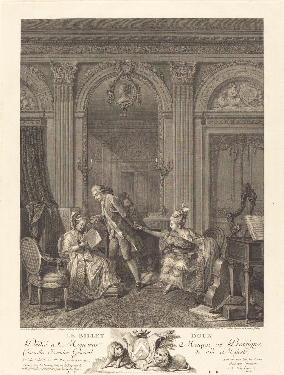 Tatlı Bilet by Nicolas Delaunay after Nicolas Lavreince