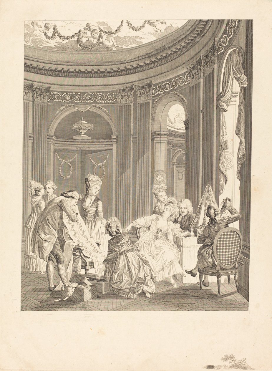 Başrahip ne diyor? by Nicolas Delaunay after Nicolas Lavreince