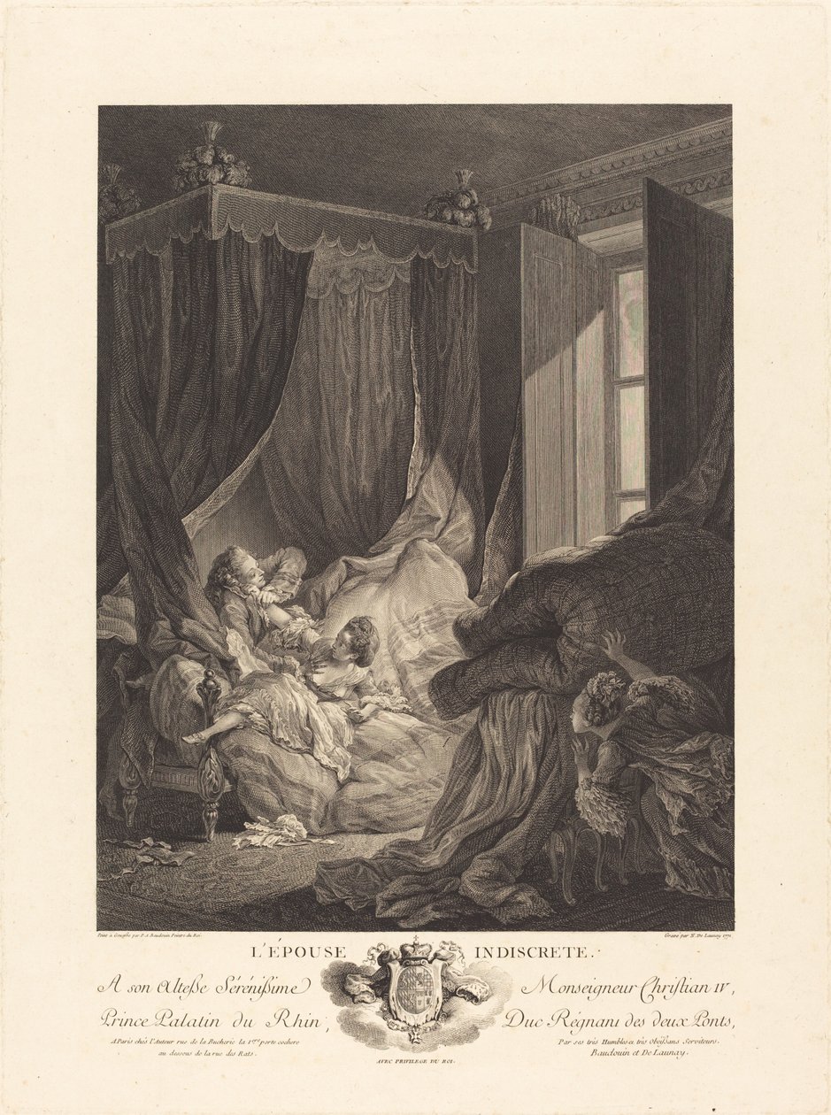 düşüncesiz eş by Nicolas Delaunay after Pierre Antoine Baudouin