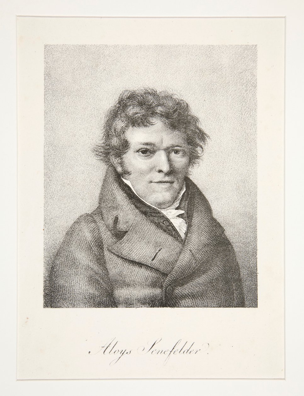 Aloys Senefelder'in Portresi by Nicolas Henri Jacob