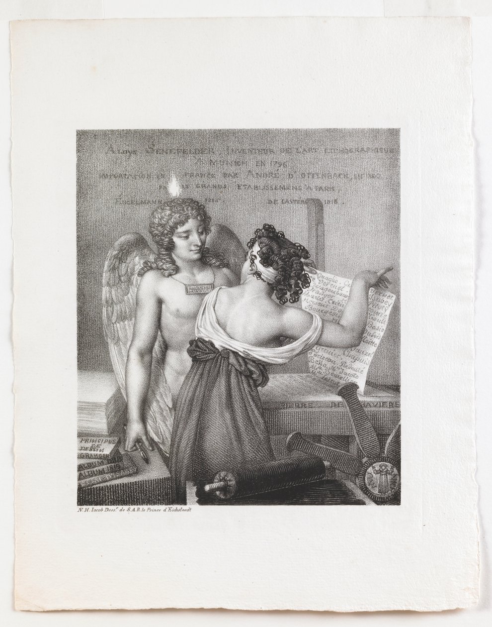 Litografinin Dehası by Nicolas Henri Jacob