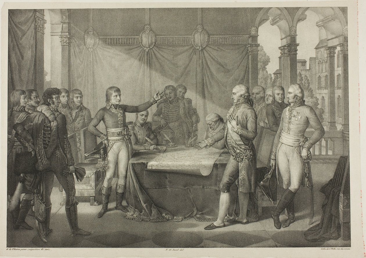 Léoben Antlaşması by Nicolas Henri Jacob