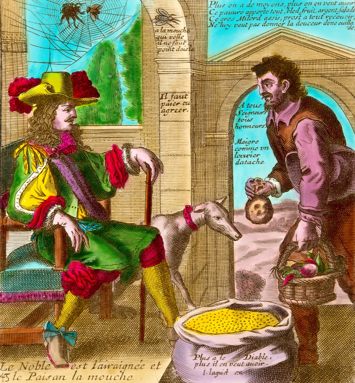 Üçüncü Emlak Vergisi: “Örümcek ve Sinek” veya “Soylu ve Köylü” by Nicolas and Lagniet Jacques Guerard