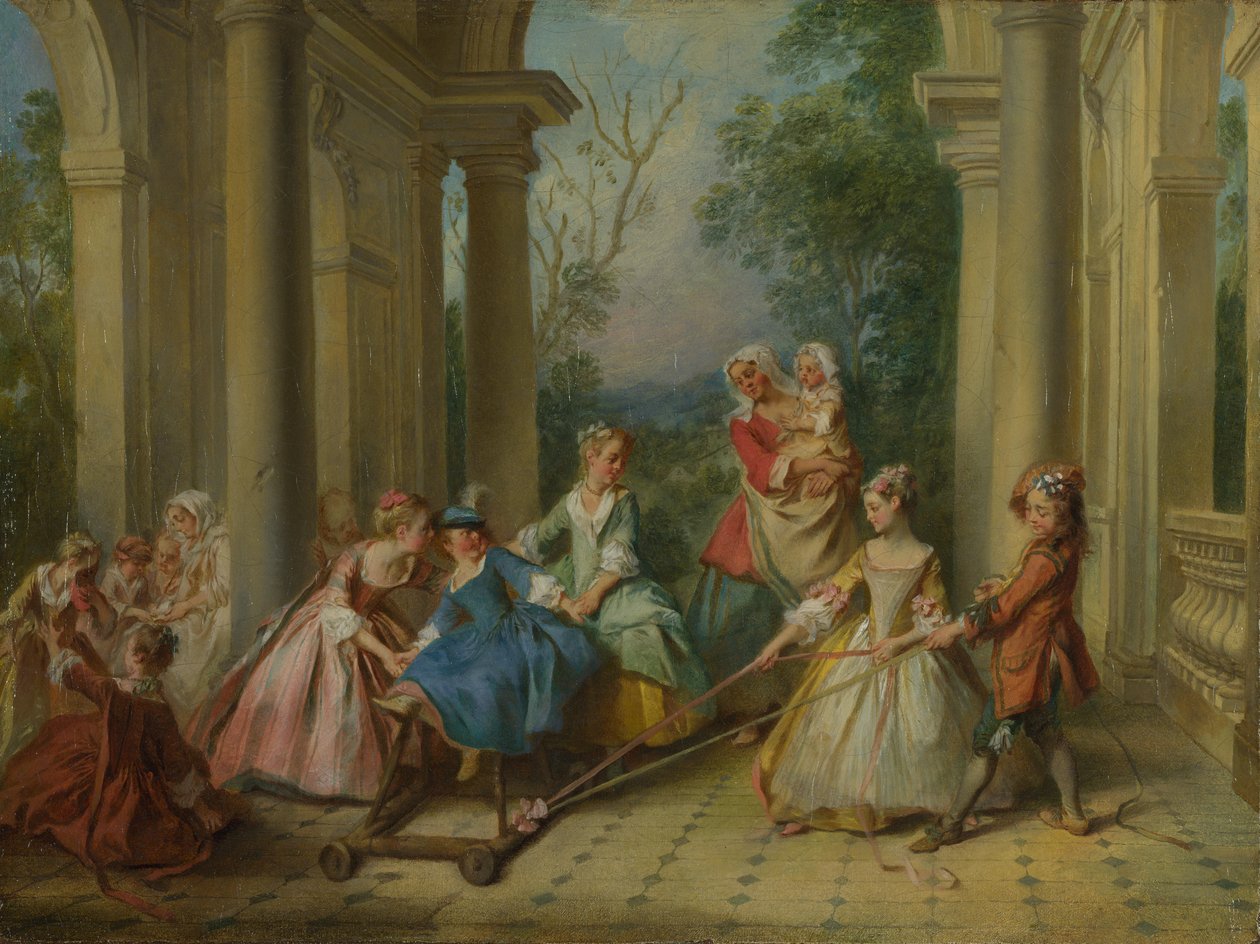 İnsanın Dört Çağı: Çocukluk, yaklaşık 1735 by Nicolas Lancret