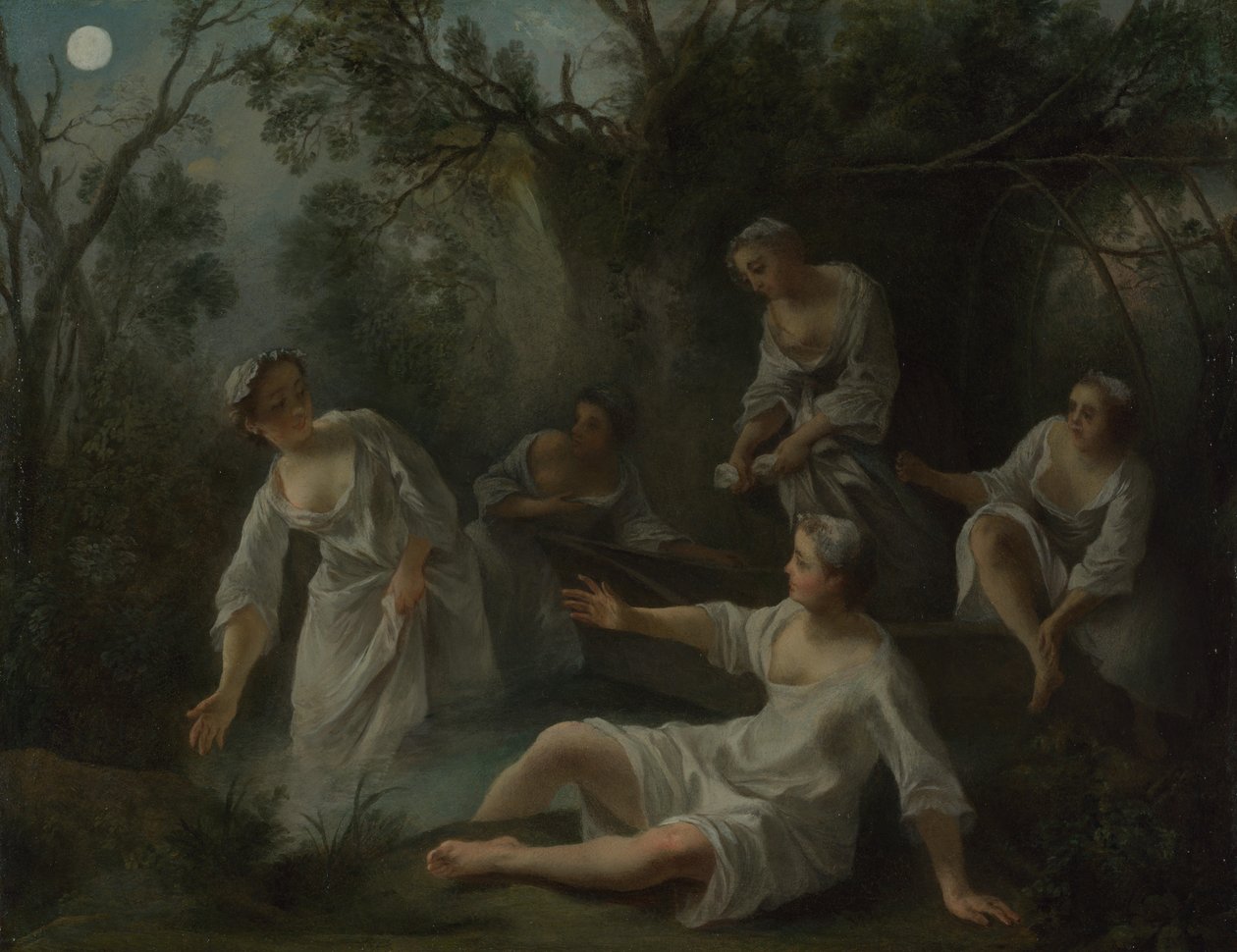 Günün Dört Saati: Akşam, c. 1740 by Nicolas Lancret