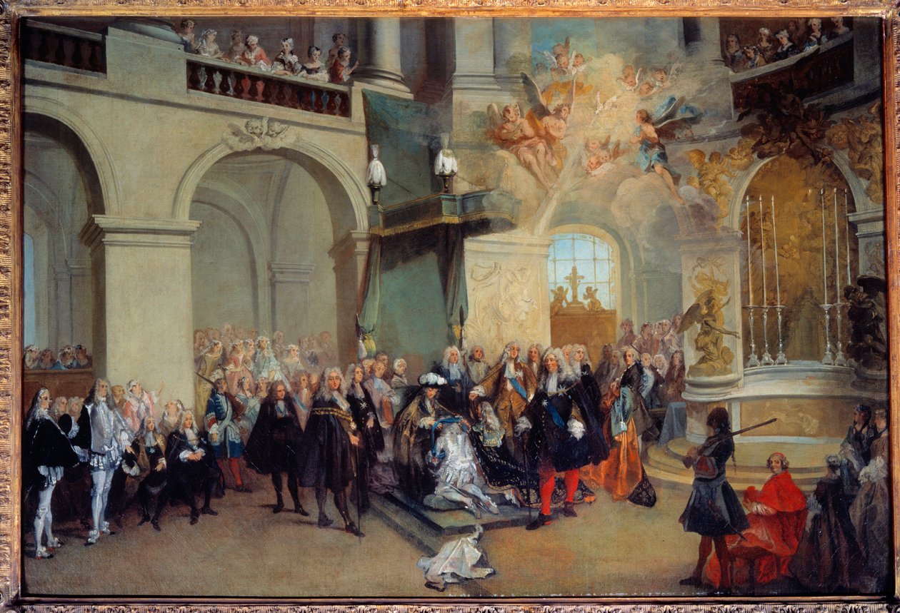 Versailles şapelinde Kutsal Ruh Nişanı