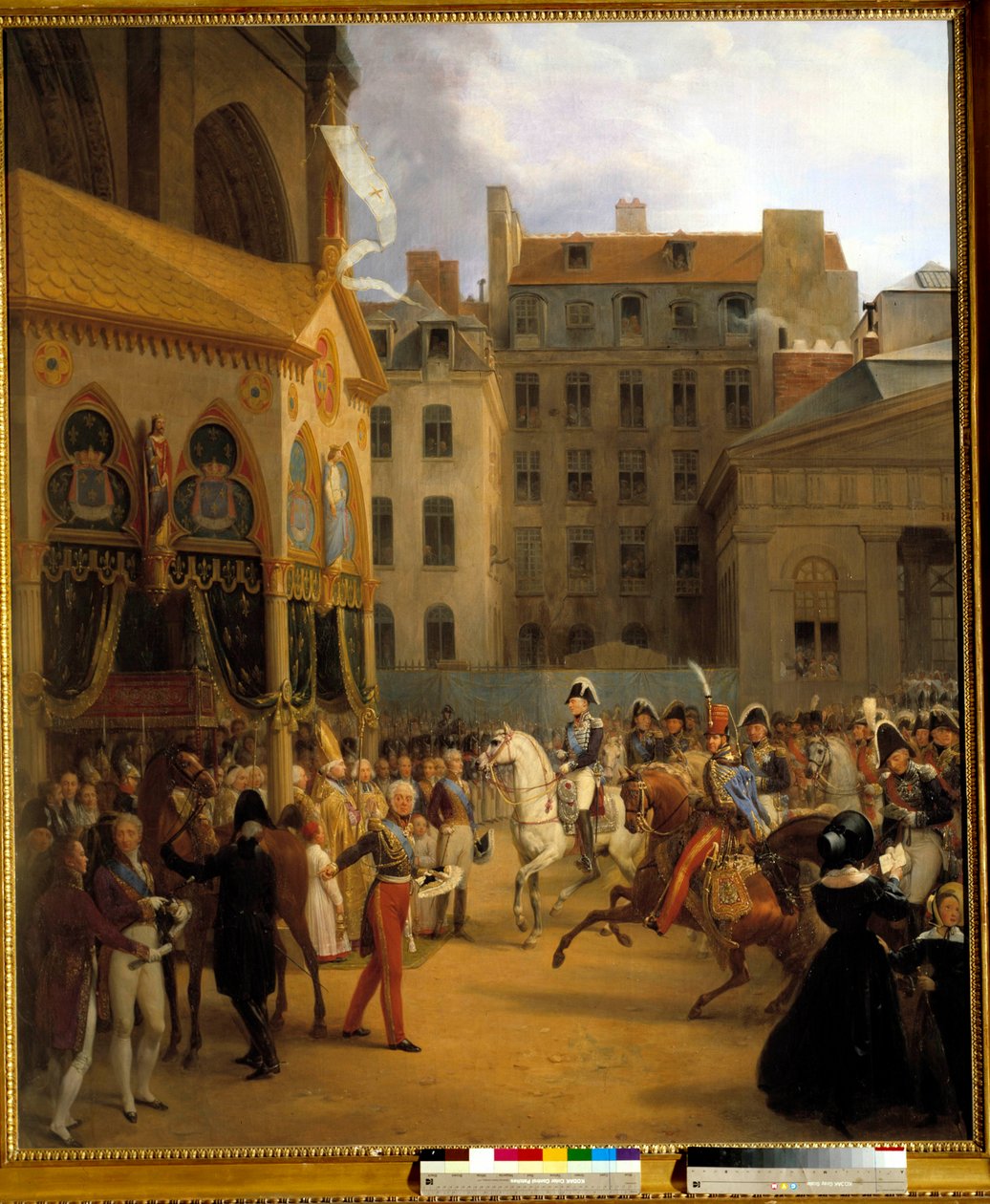 Rentree of King Charles X Paris