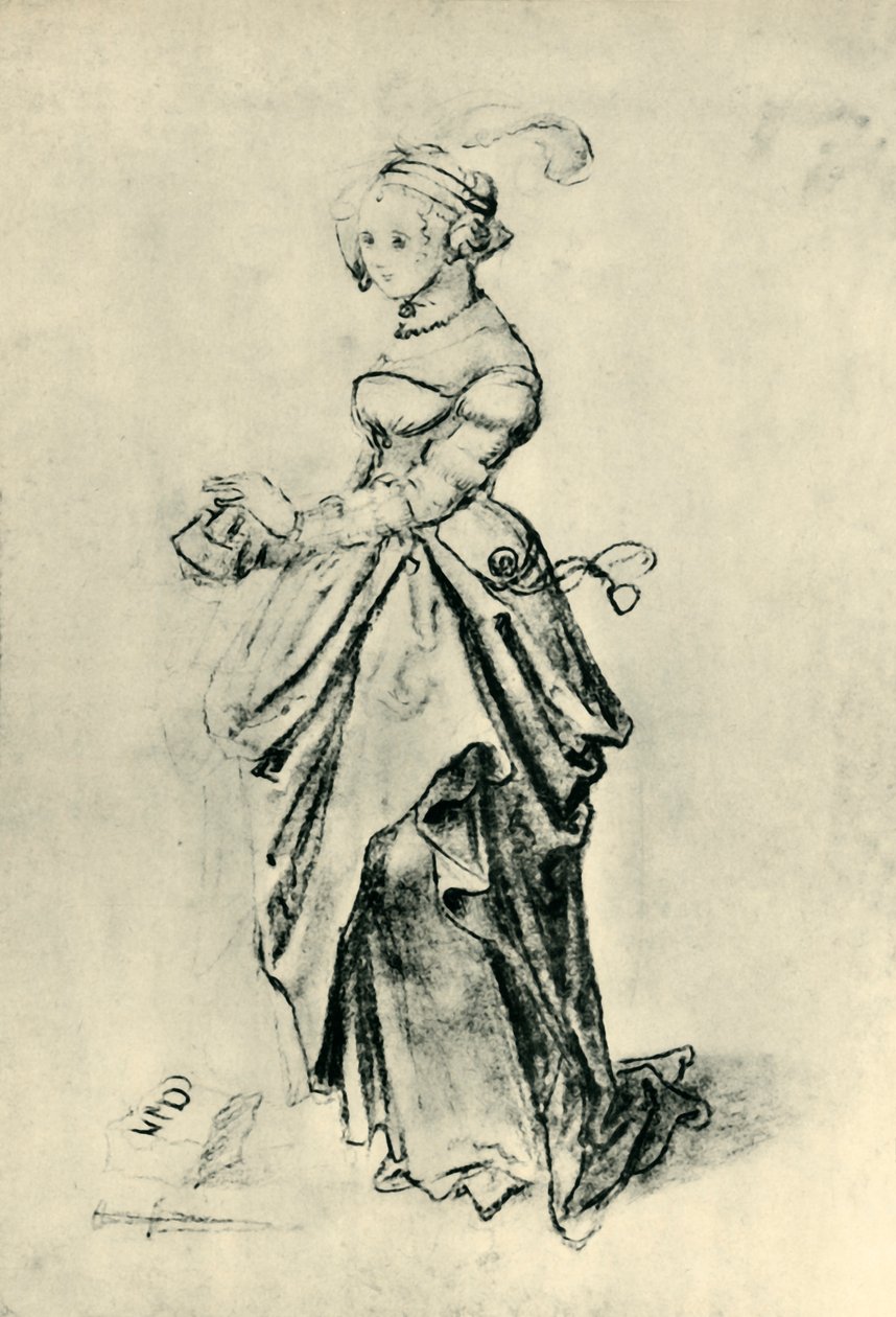 Genç kadın, 16. yüzyılın başları, 1943. by Nicolas Manuel Deutsch