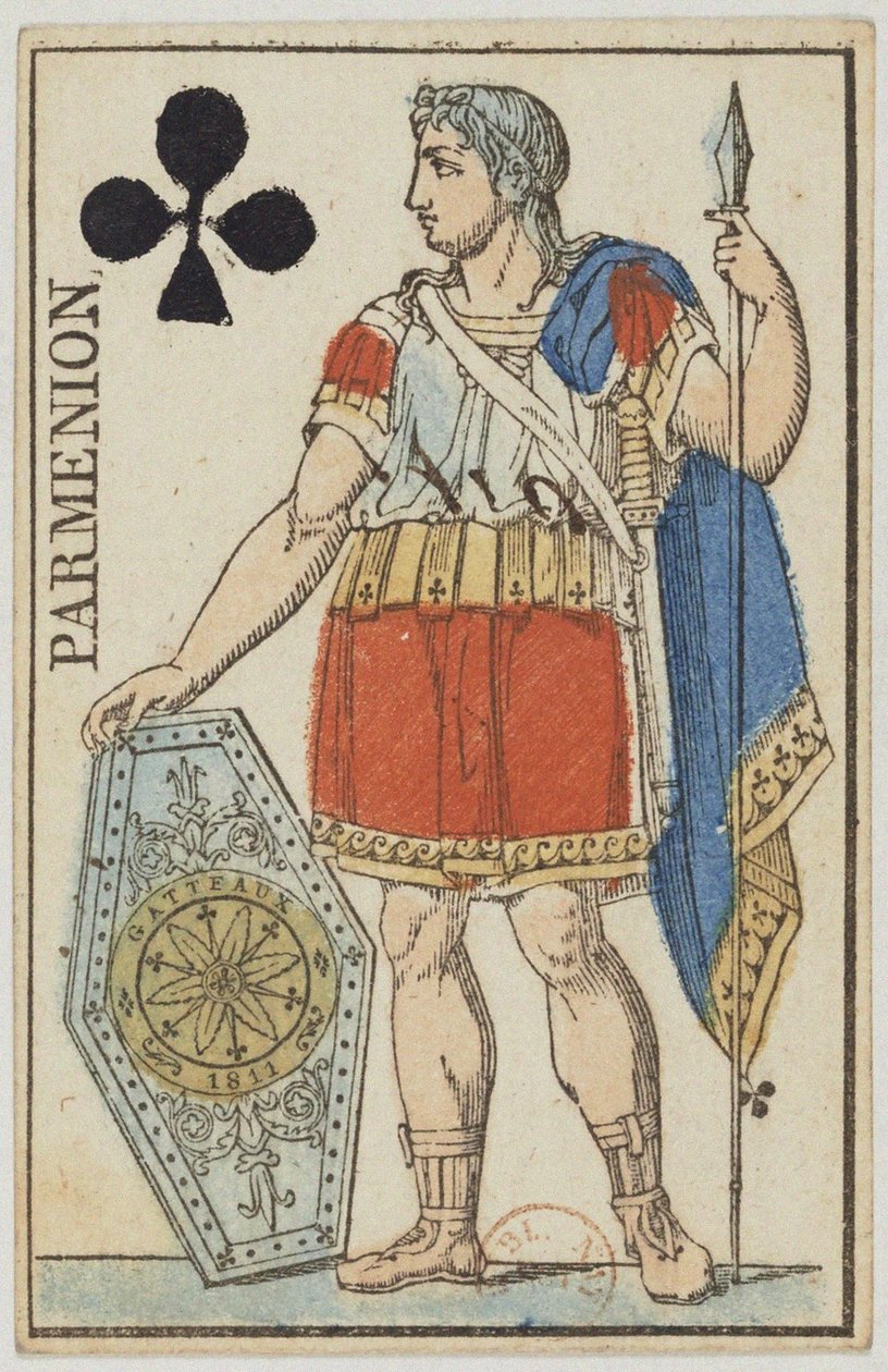 Parmenion. Gönderen:İmparatorluk portresindeki bir desteden kurşun kartlar, 1811. by Nicolas Marie Gatteaux