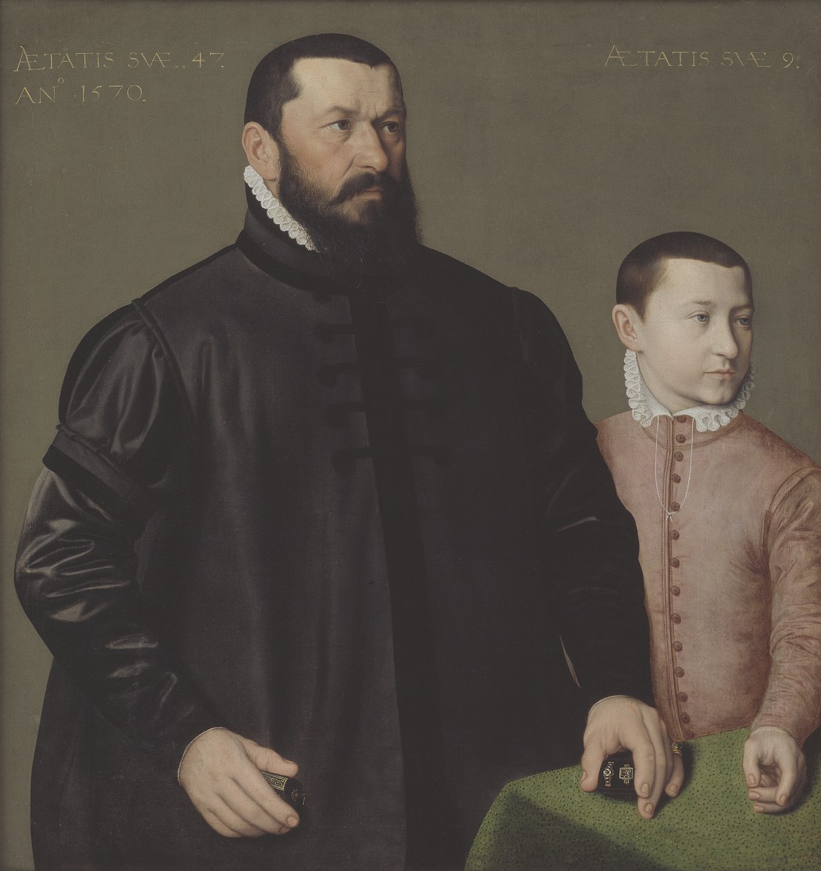 Nürnberg Kuyumcusu Hans Lencker (1523-1585) ve 9 yaşındaki oğlu Genç Elisius