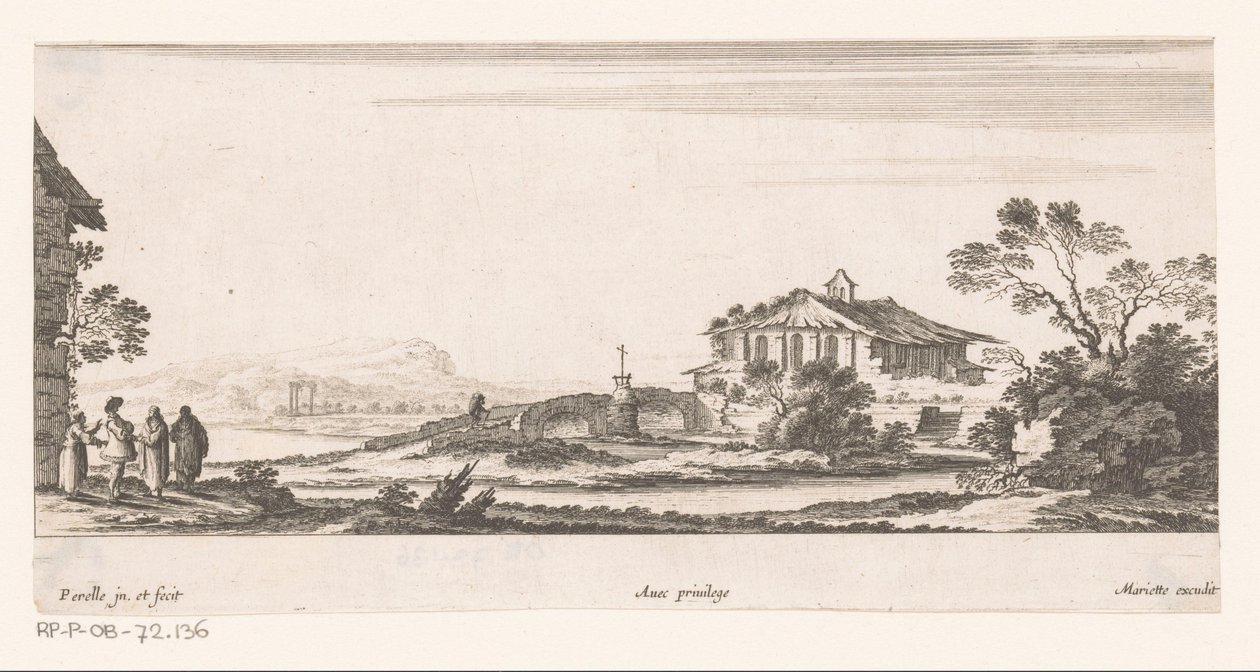 Şapel ile manzara by Nicolas Perelle