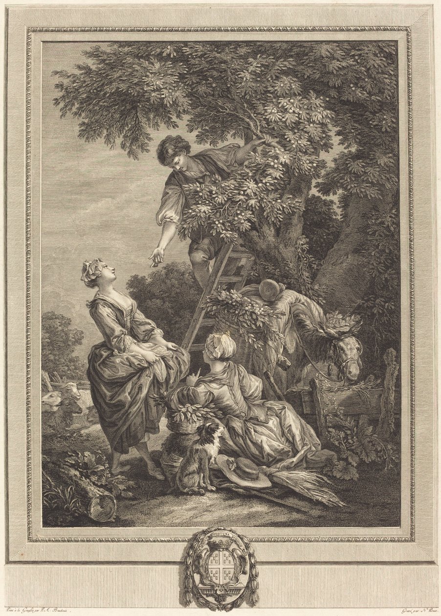 kirazlar by Nicolas Ponce after Pierre Antoine Baudouin