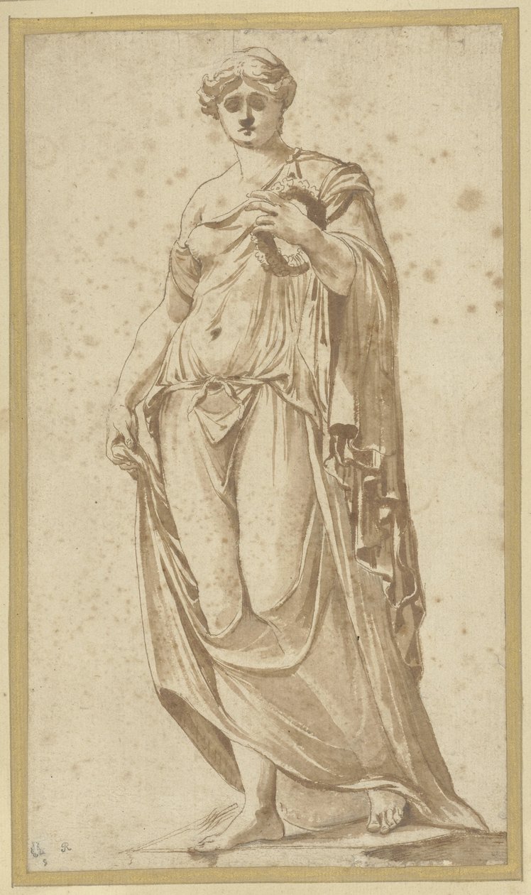 önden görülen Flora Farnese, by Nicolas Poussin (possibly)