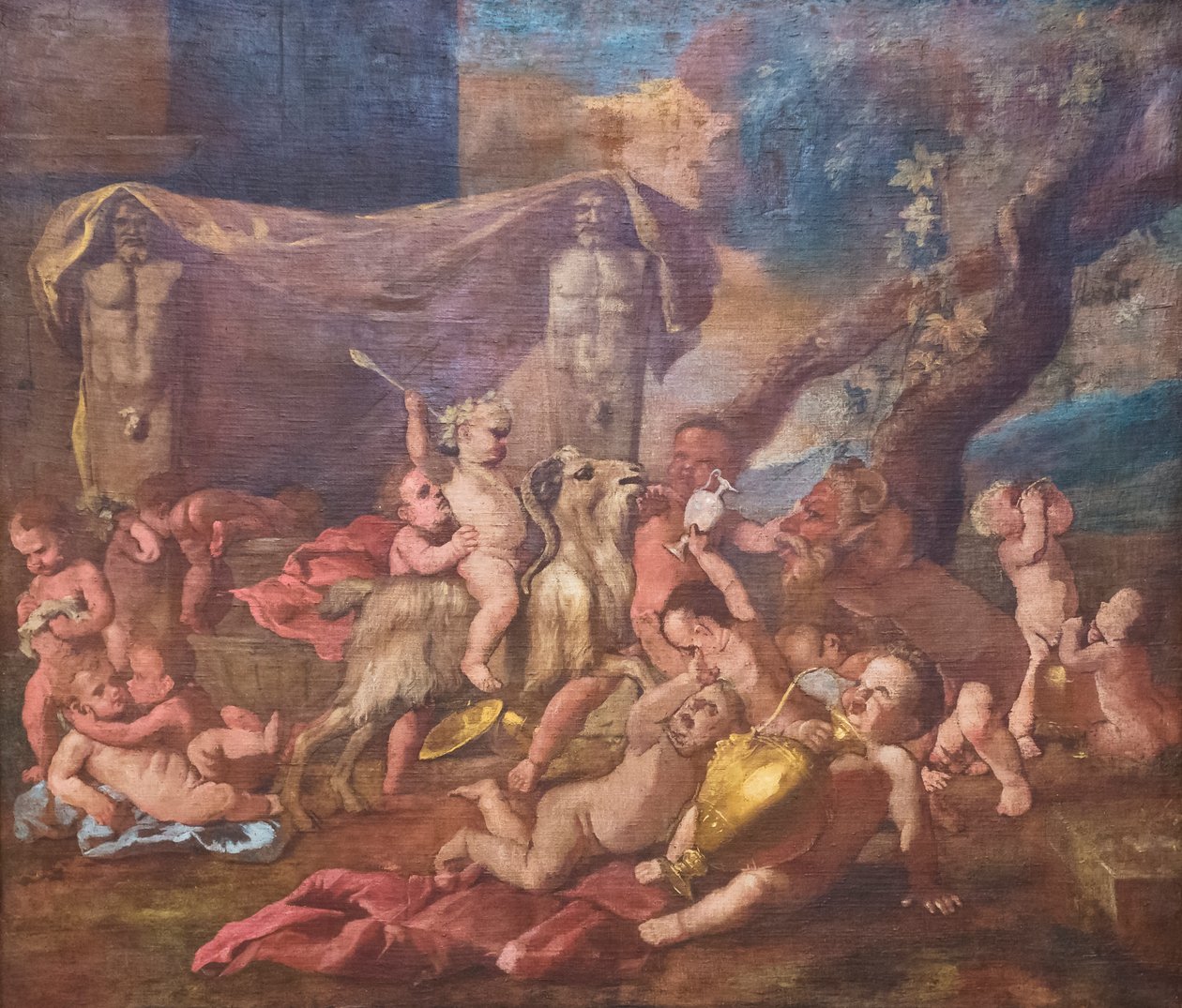 Bacchanal (tuval üzerine yağlıboya) by Nicolas Poussin