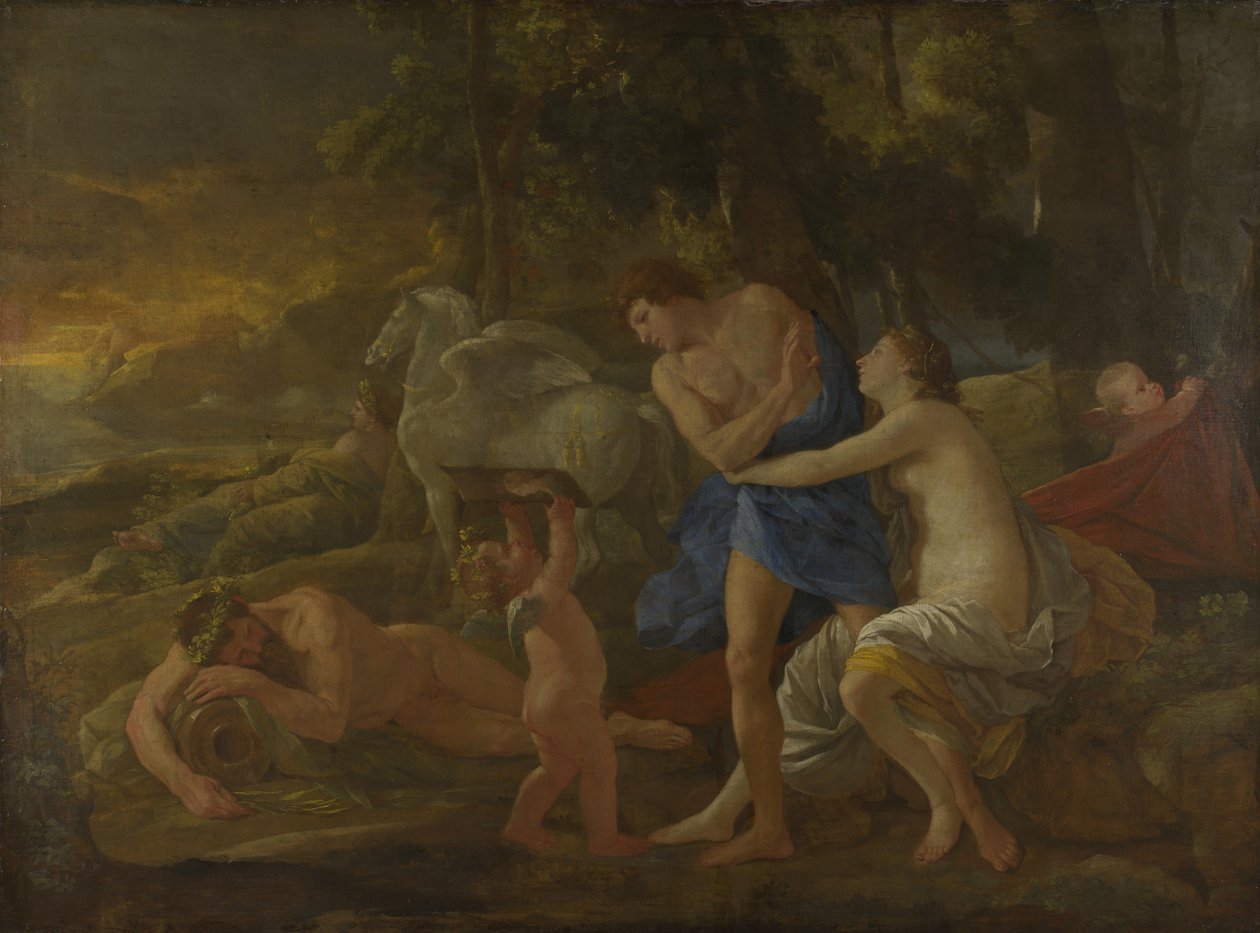 Cephalus ve Aurora, c.1630 by Nicolas Poussin