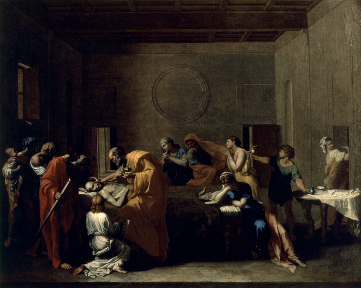 Aşırı Unction, c.1638-40 by Nicolas Poussin