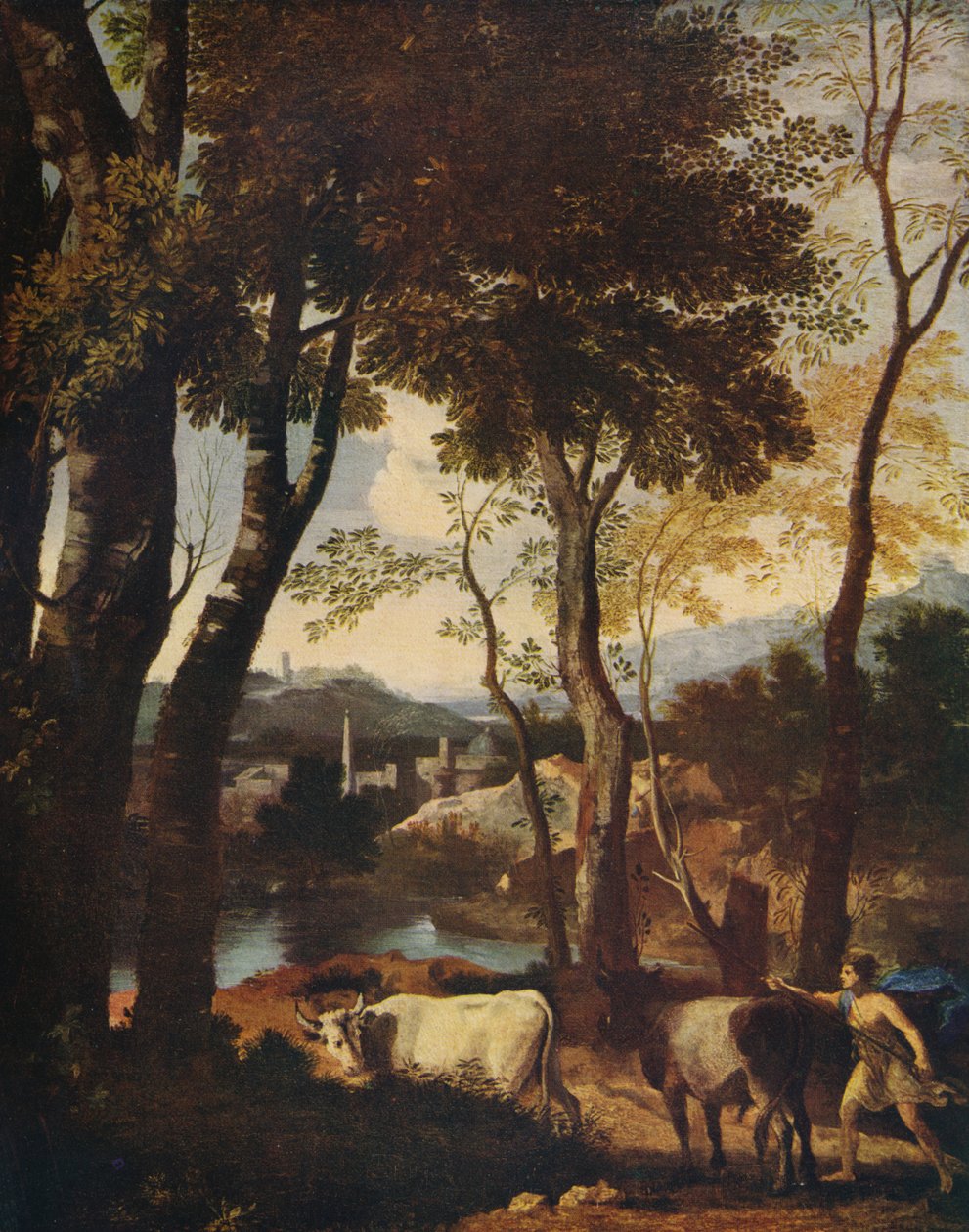 Manzara, c1630 by Nicolas Poussin