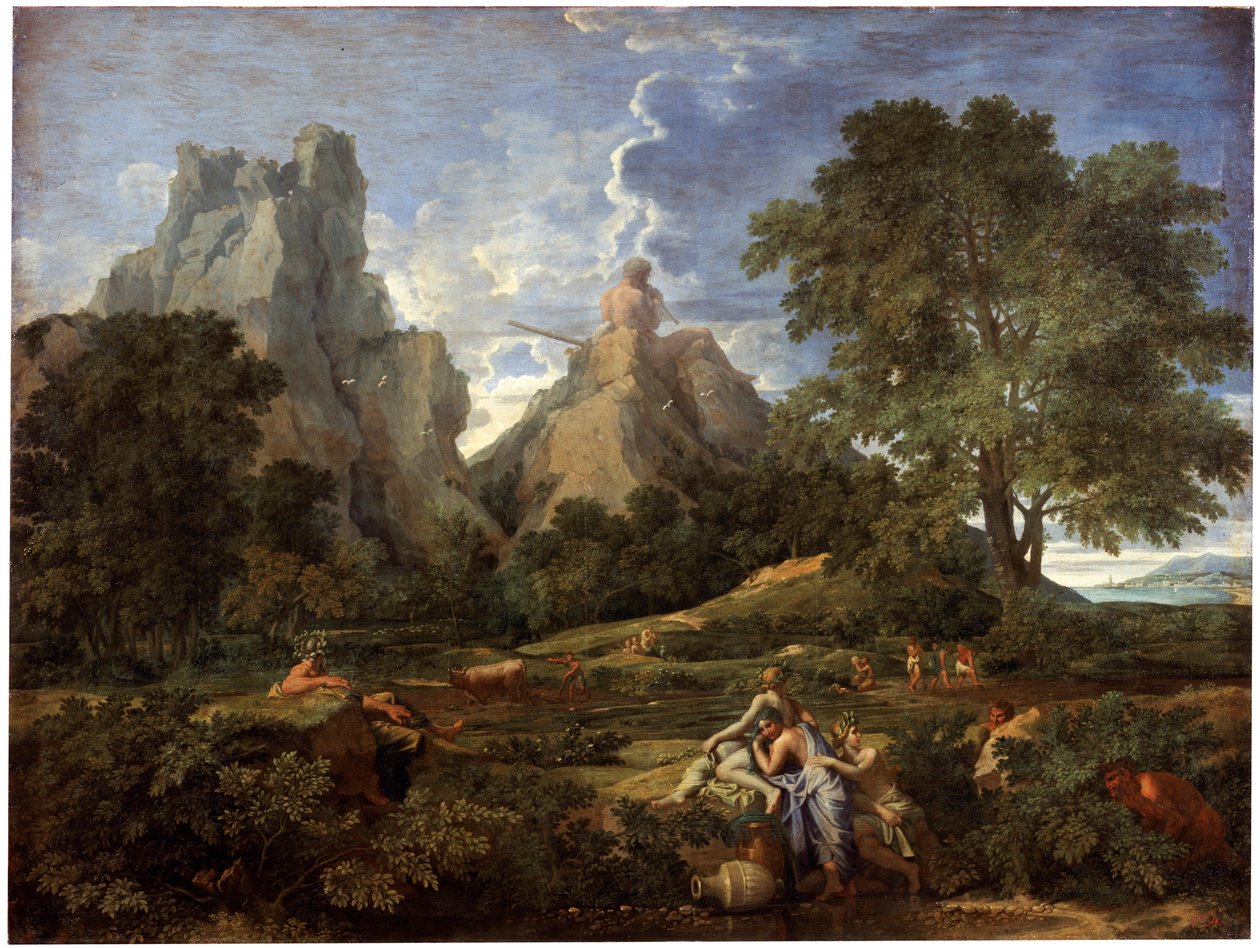 Polyphemus ile Manzara, 1649. by Nicolas Poussin