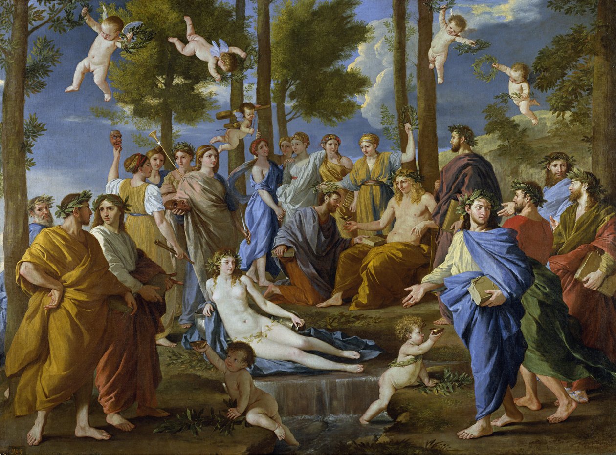 Parnassus, 1631 by Nicolas Poussin