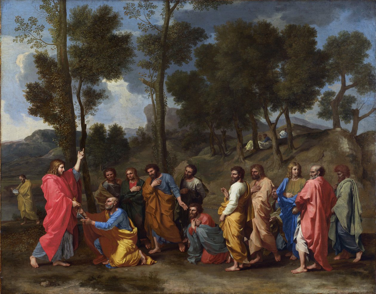 Poussin, Nicolas (1594-1665) Yedi Ayin: Ordinasyon Tuval üzerine yağlı boya Barok ca 1637-1640 Fransa Ulusal Galerisi, Londra 95,2x120,6 Tablo by Nicolas Poussin
