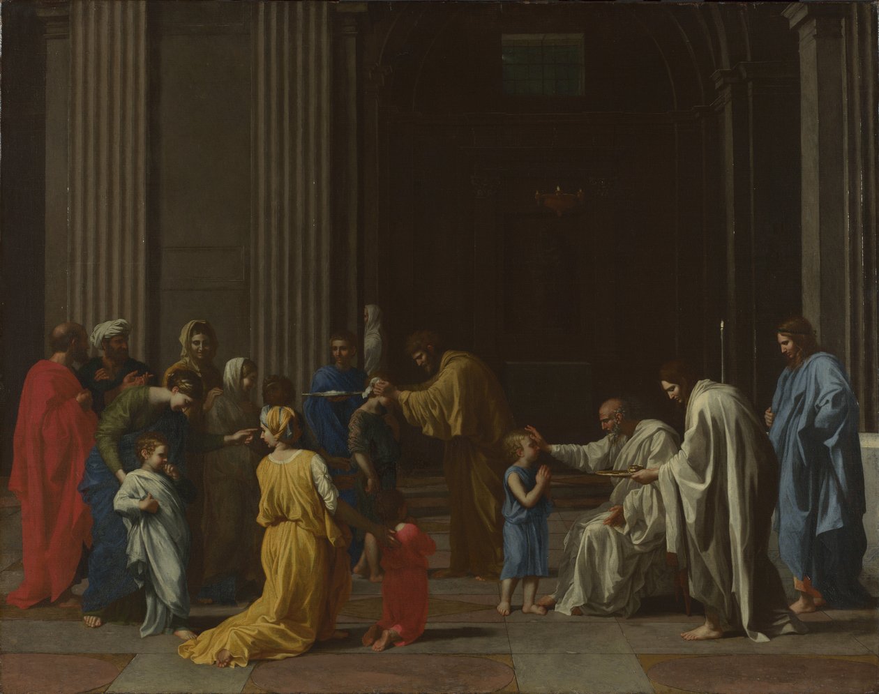 Yedi Ayin: Onay, yaklaşık 1637-1640 by Nicolas Poussin