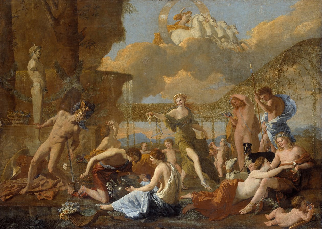 Flora İmparatorluğu, 1631 by Nicolas Poussin