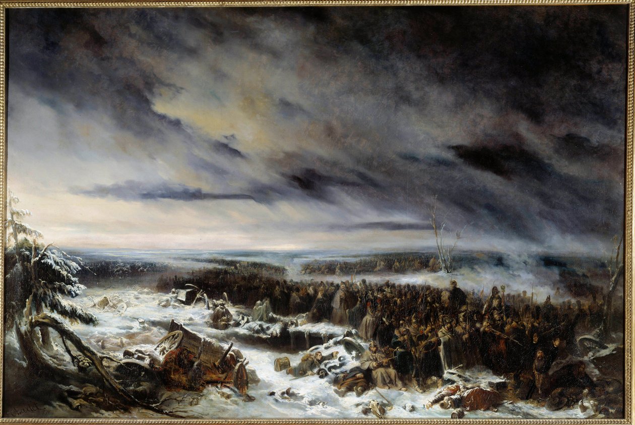 Rus Çekilişi Bölümü by Nicolas Toussaint Charlet