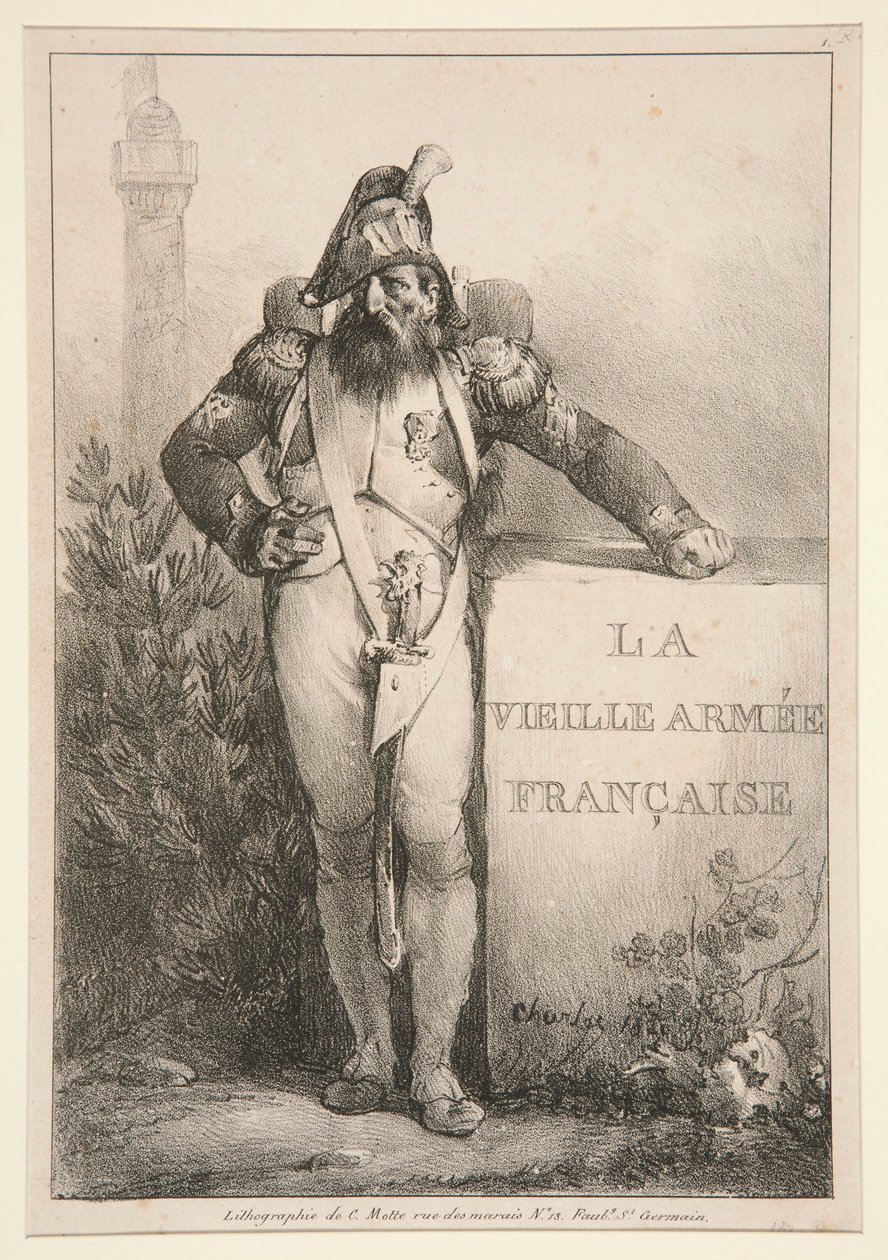La Vieille Armee Francaise serisinin ön yüzü by Nicolas Toussaint Charlet