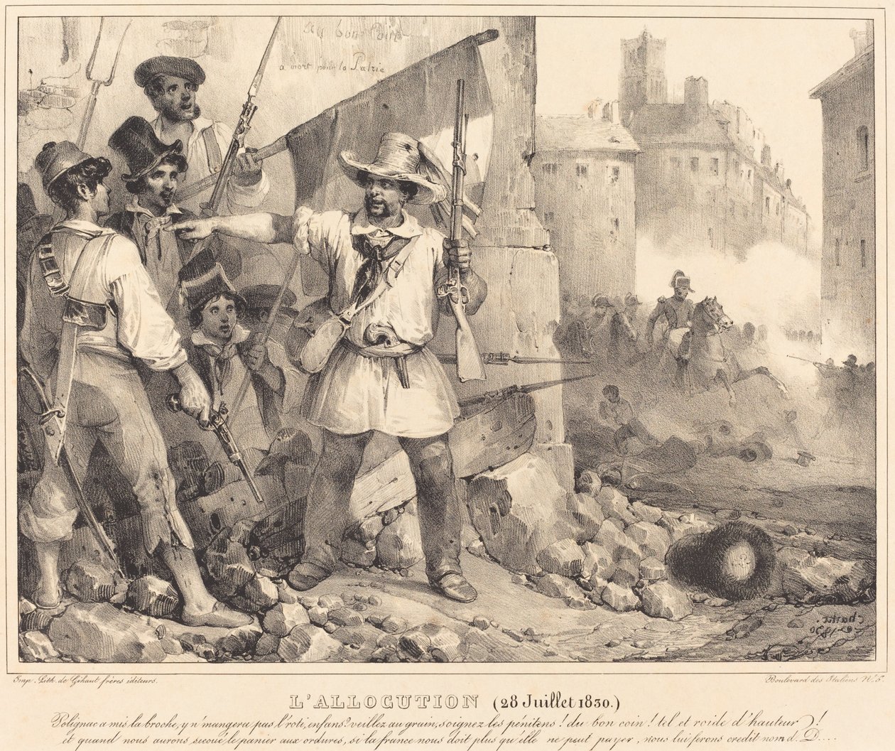 Tahsis, 20 Temmuz 1830 by Nicolas Toussaint Charlet