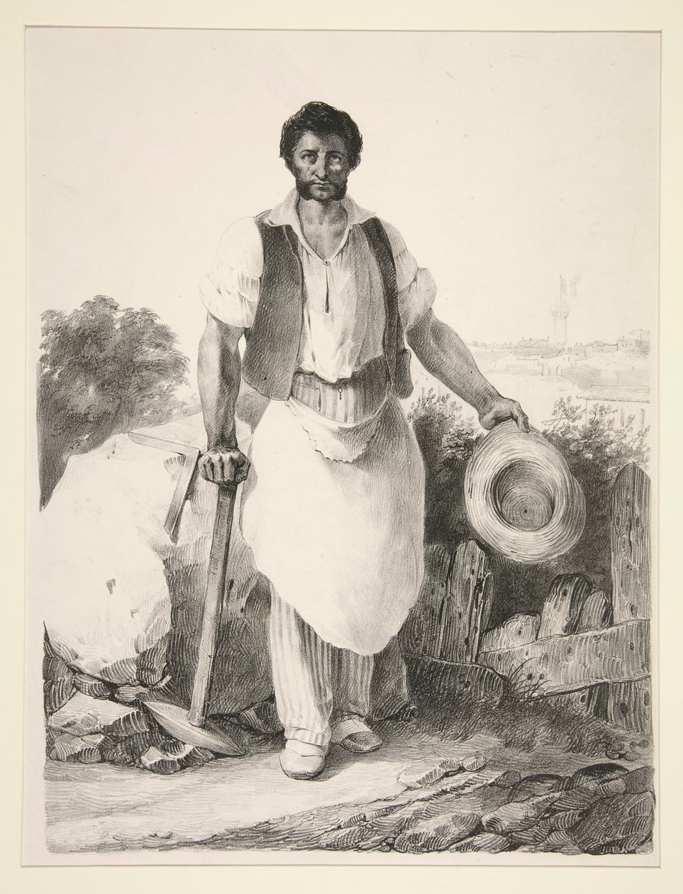 taş ustası by Nicolas Toussaint Charlet