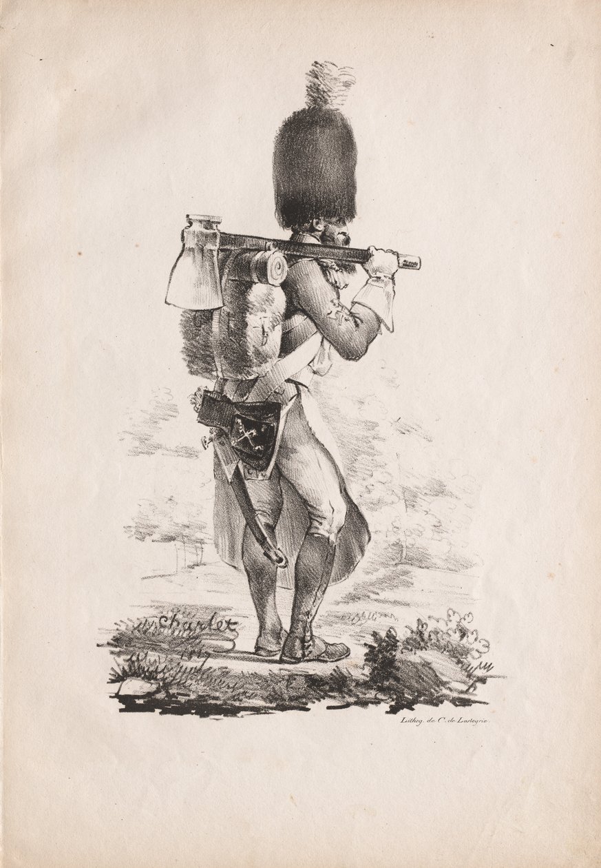 Askeri Kostümler: Piyade Sapçısı by Nicolas Toussaint Charlet