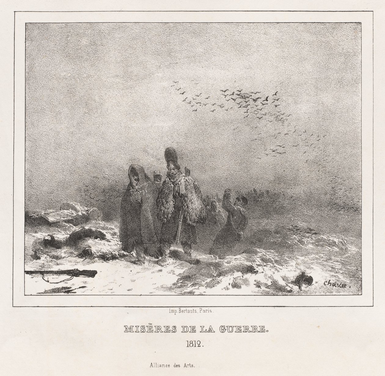 Küçük ve Büyük Çocukların Kullanımına Yönelik Ahlaki ve Felsefi Alfabe: Savaşın Sefaletleri (1812) by Nicolas Toussaint Charlet