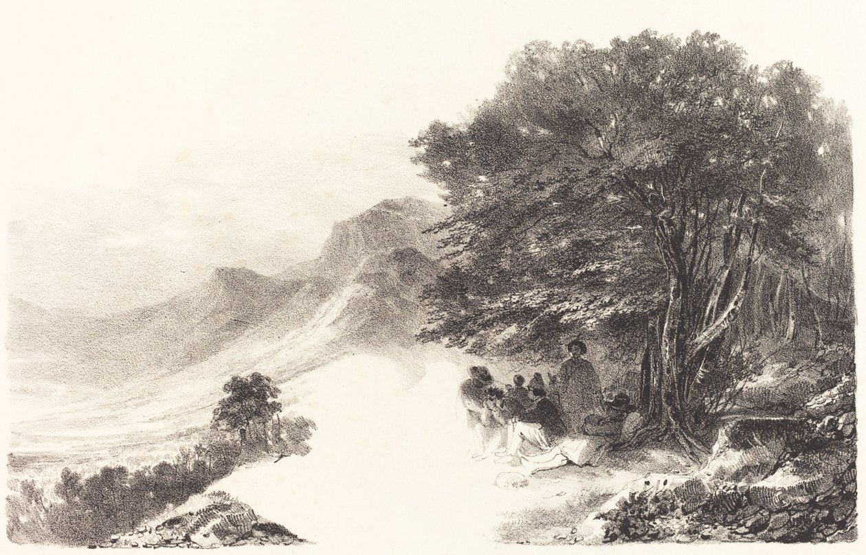 Kırsalda Dinlenen Köylüler by Nicolas Toussaint Charlet