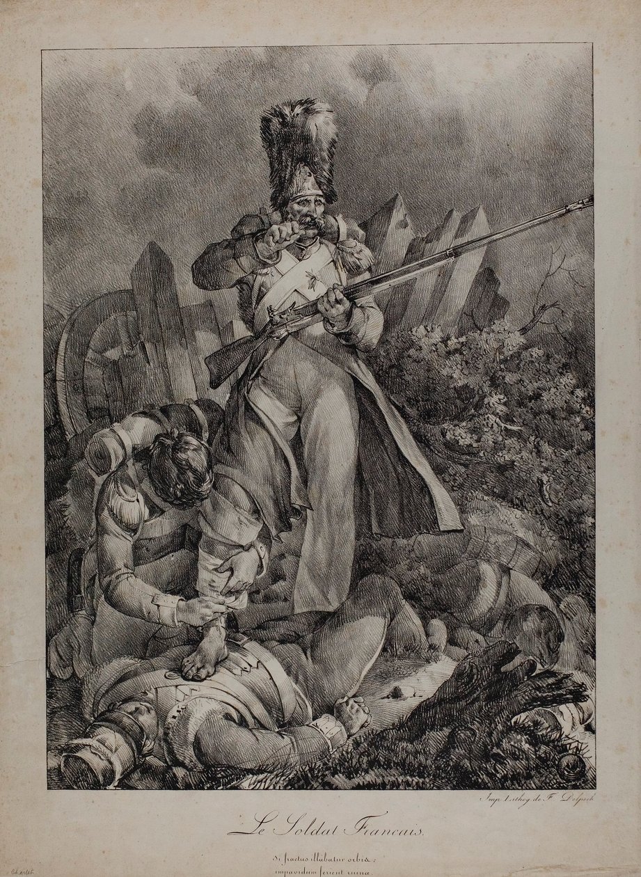 Fransız askeri by Nicolas Toussaint Charlet