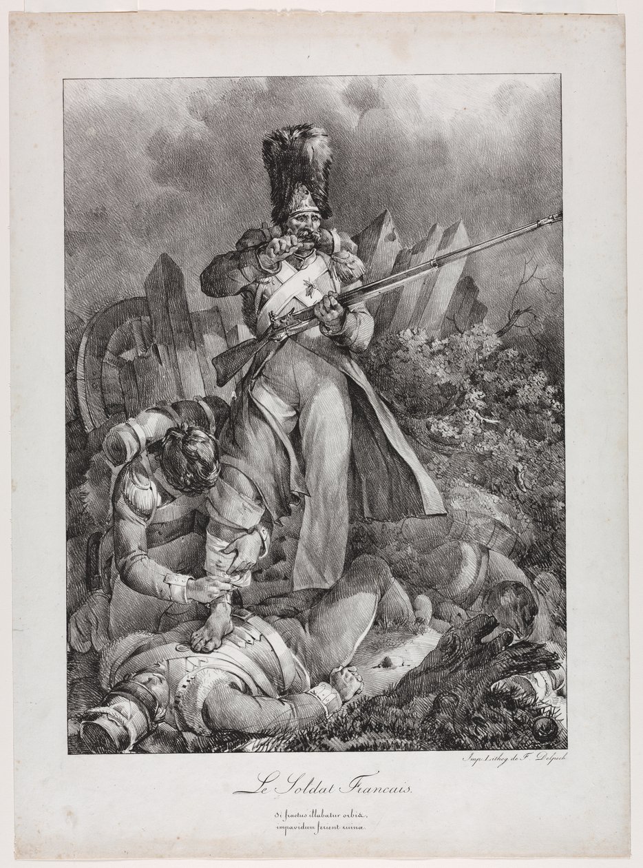 Fransız Askeri Fransız Askeri, 1818. by Nicolas Toussaint Charlet