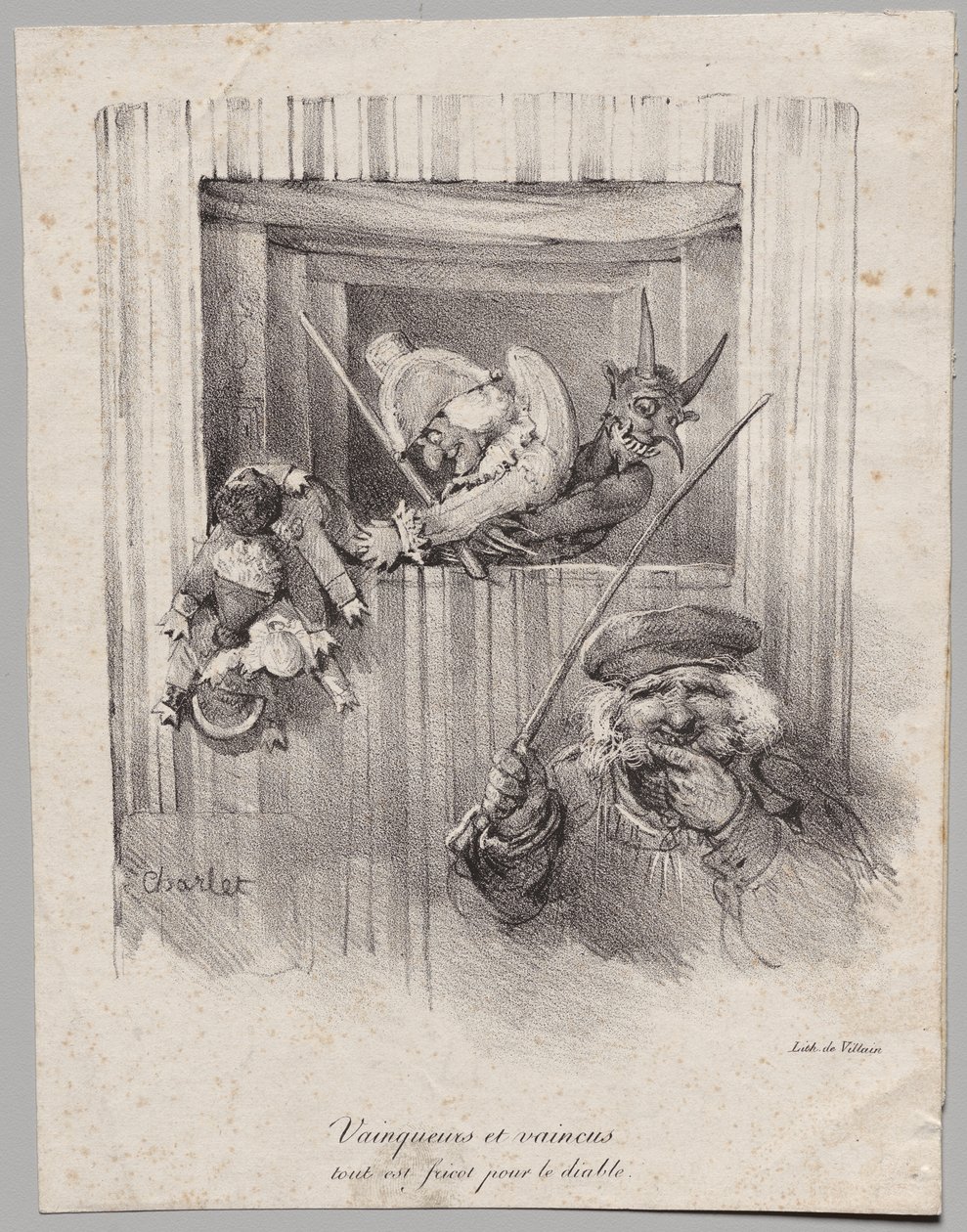 Kazananlar ve Kaybedenler, Hepsi Şeytanın Gıdasıdır by Nicolas Toussaint Charlet