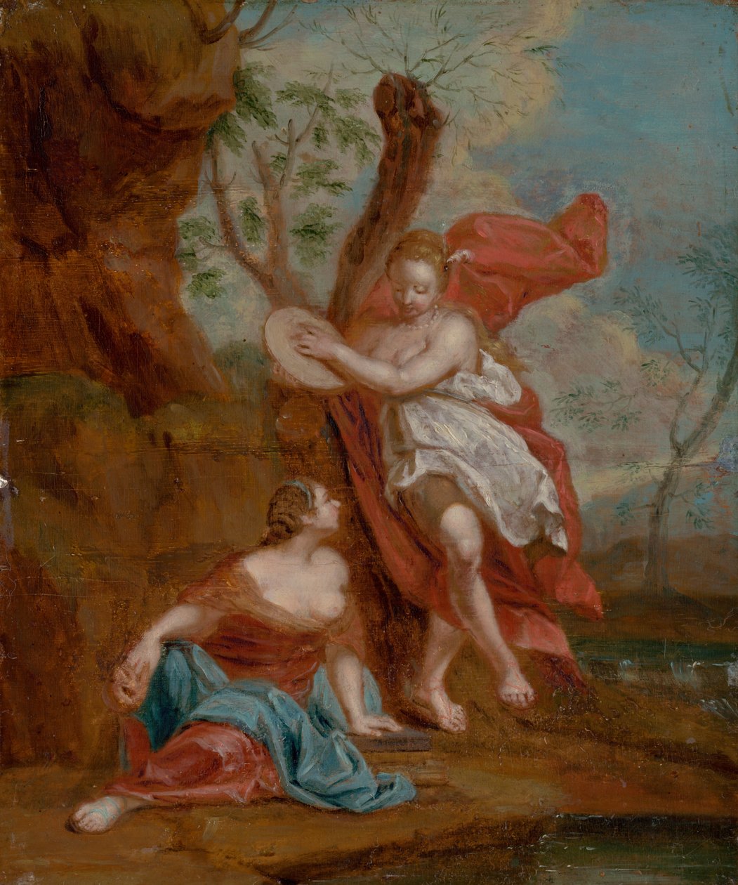 Thalia ve Terpsichore, 1719. by Nicolas Vleughels