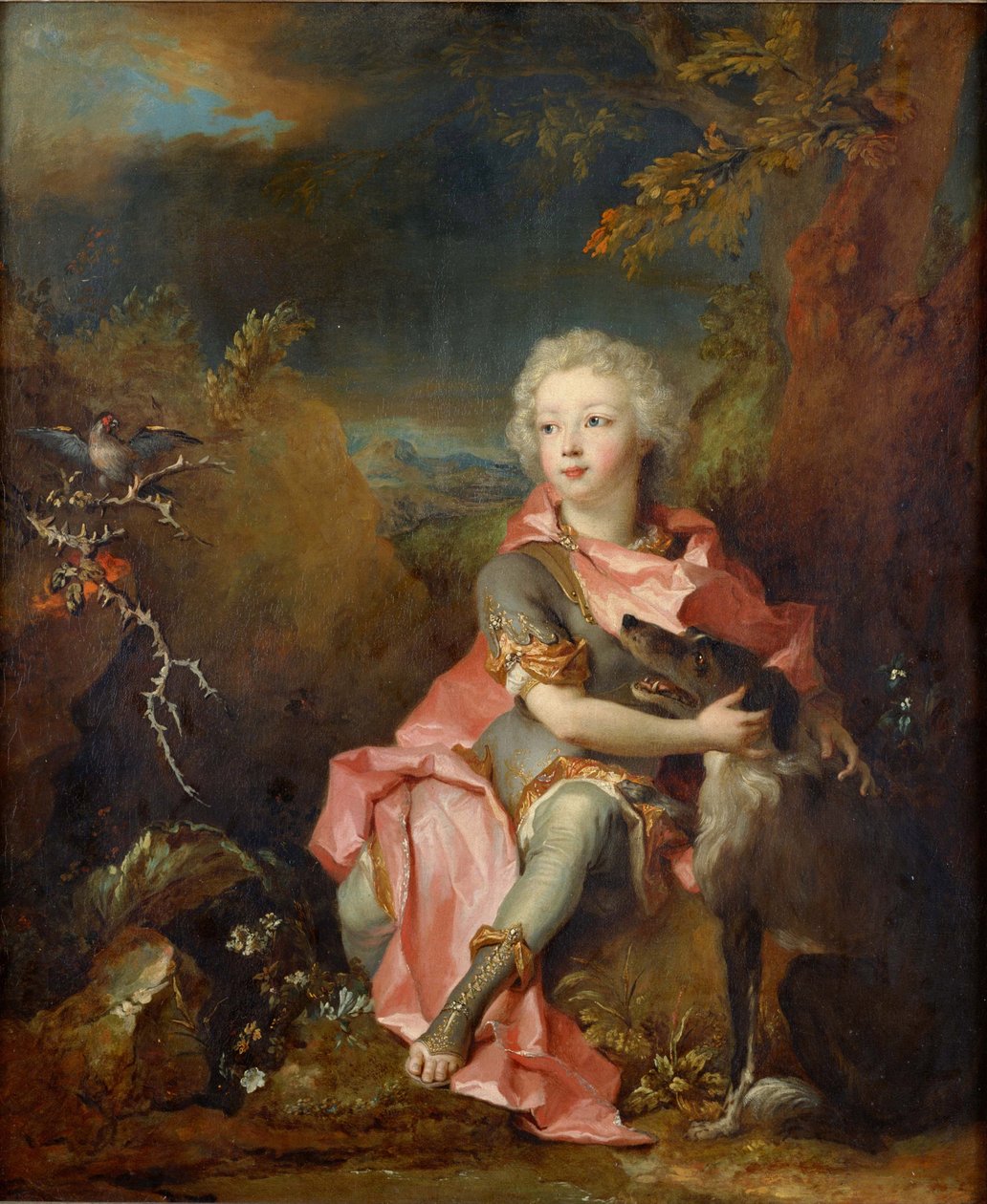 Nicolas de Largilliere (1656-1746) Tarafından Yapılan ""Soyludan Genç Bir Kadının Portresi" tablosu 1714 Dolaylarında Ulusal Batı Sanatı Müzesi, Tokyo Japonya by Nicolas de Largillière