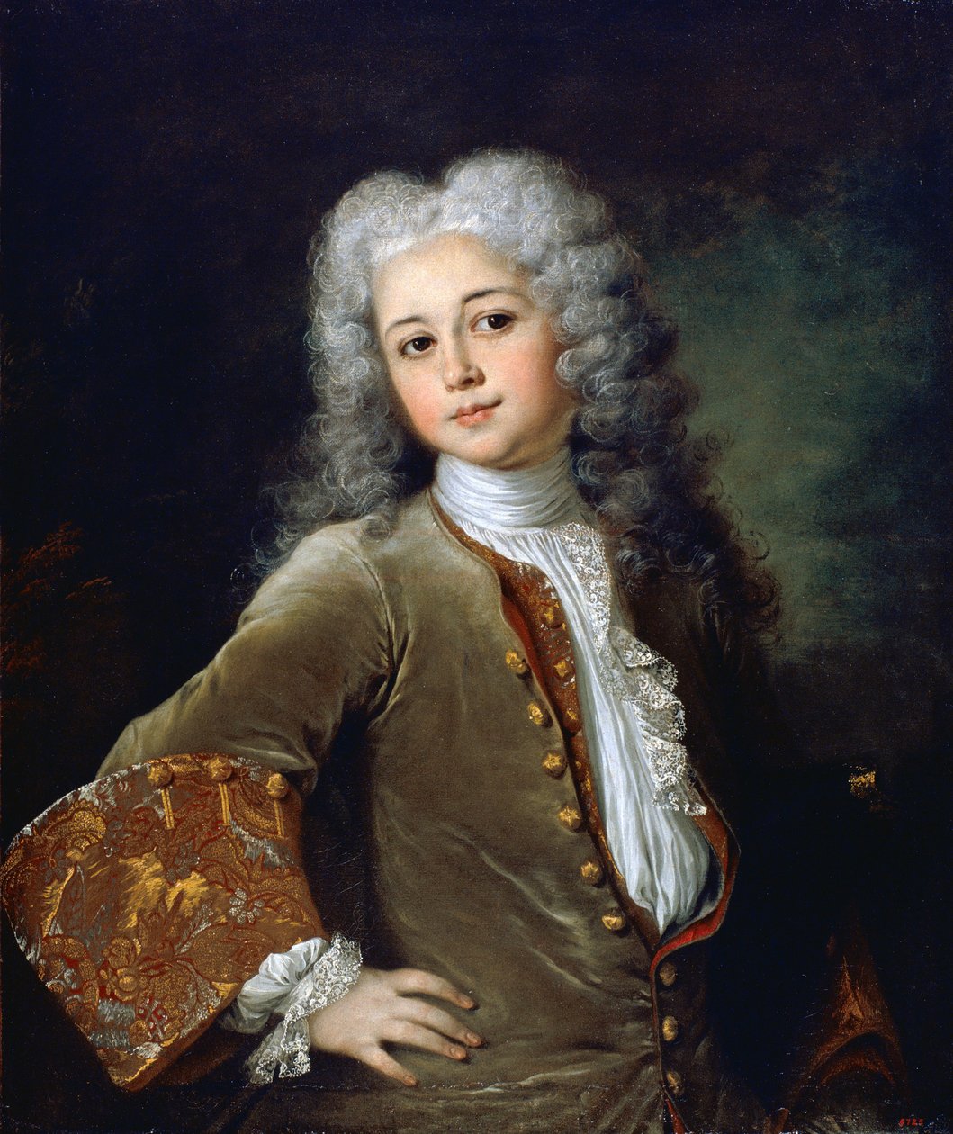Peruklu Genç Bir Adamın Portresi by Nicolas de Largillière
