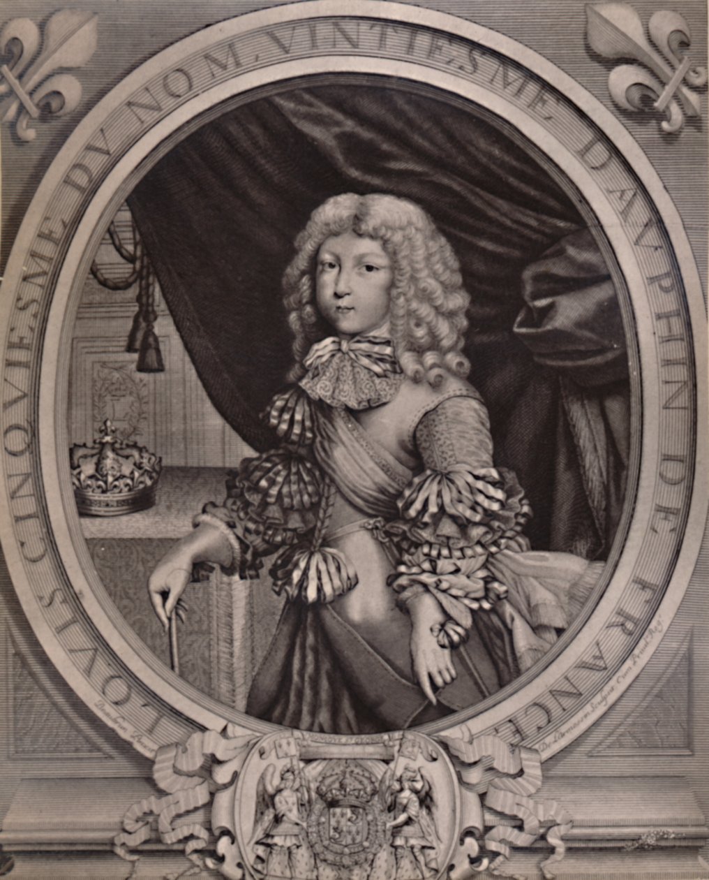 Fransa'nın Louis'i, Grand Dauphin, çocukken 17. yüzyıl 1894 by Nicolas de Larmessin II