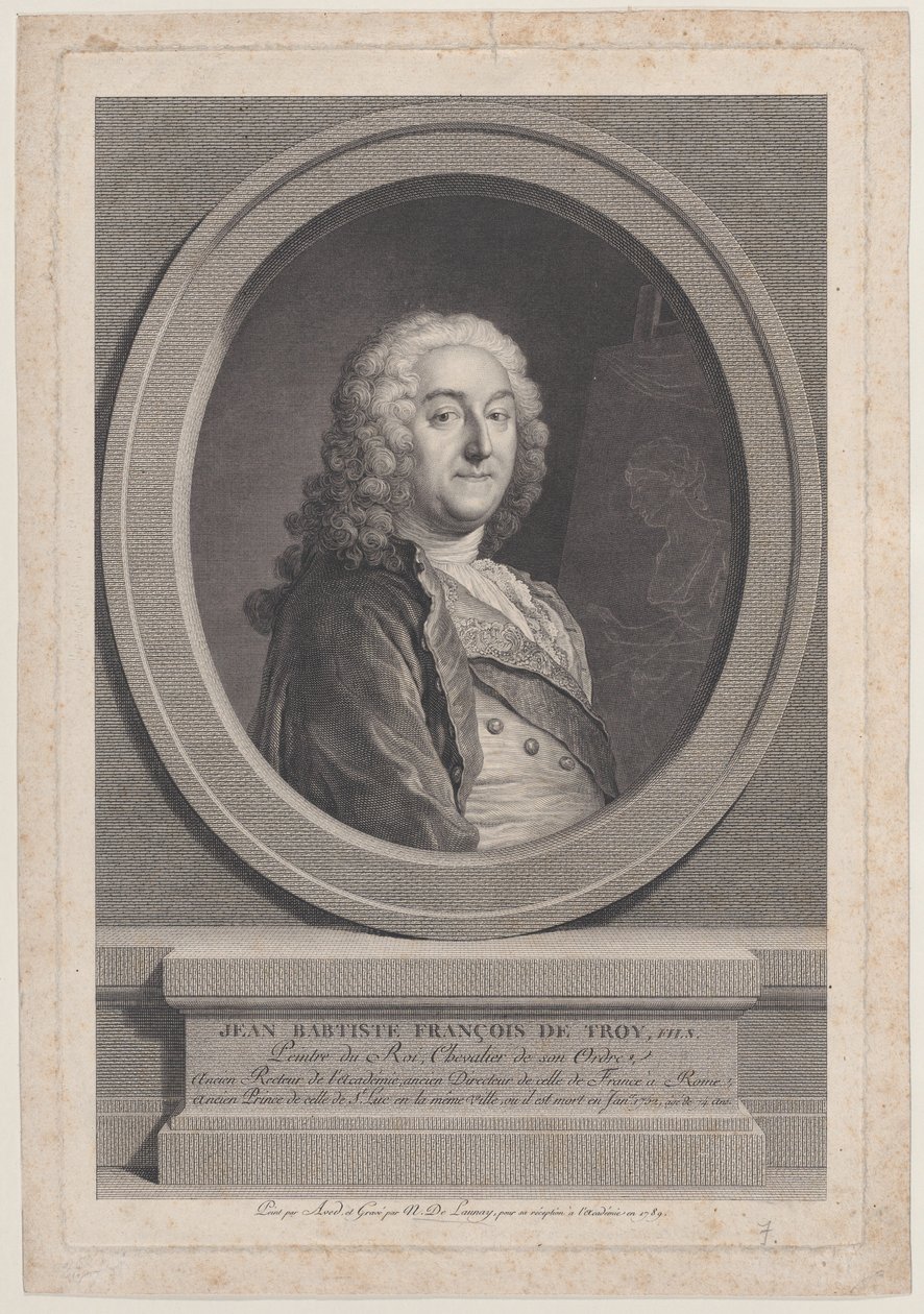 Jean Baptiste Francois de Troy, Oğul, 1789., 1789. by Nicolas de Launay