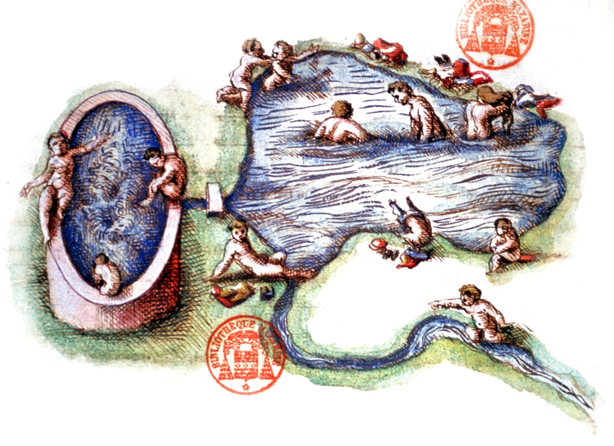 Vichy banyoları by Nicolas de Nicolay