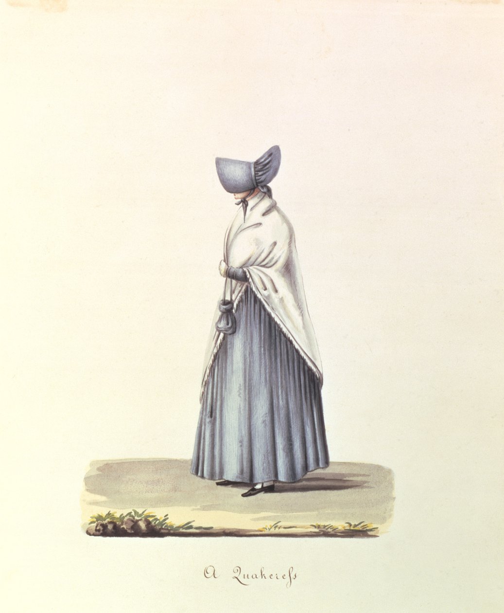 A Quakeress, c.1840-44 (çift için bkz. 90129) by Nicolino Calyo