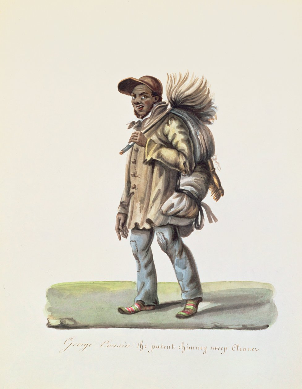 George Cousin, Patentli Baca Süpürme Temizleyicisi by Nicolino Calyo