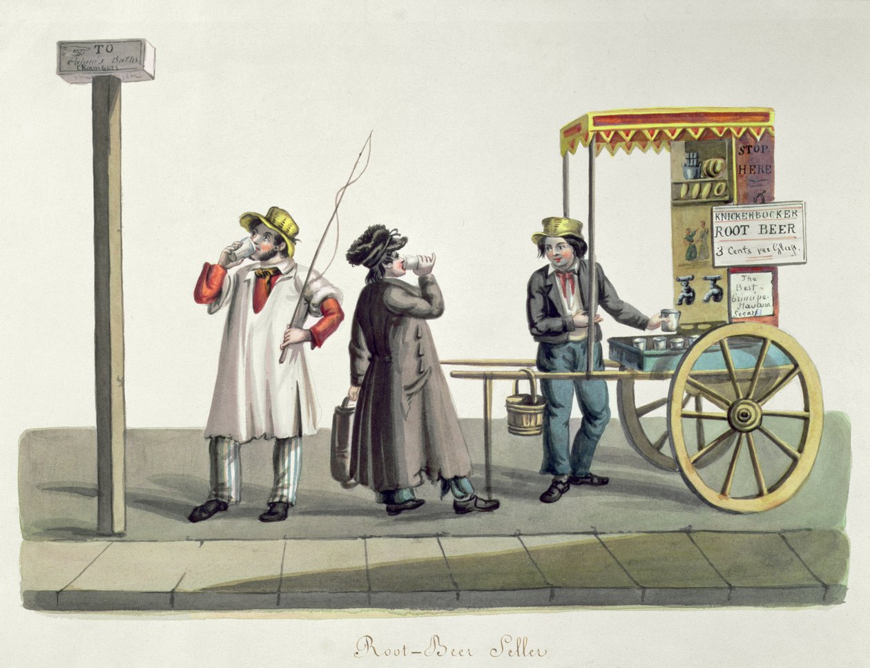Kök Bira Satıcısı, c.1840 by Nicolino Calyo