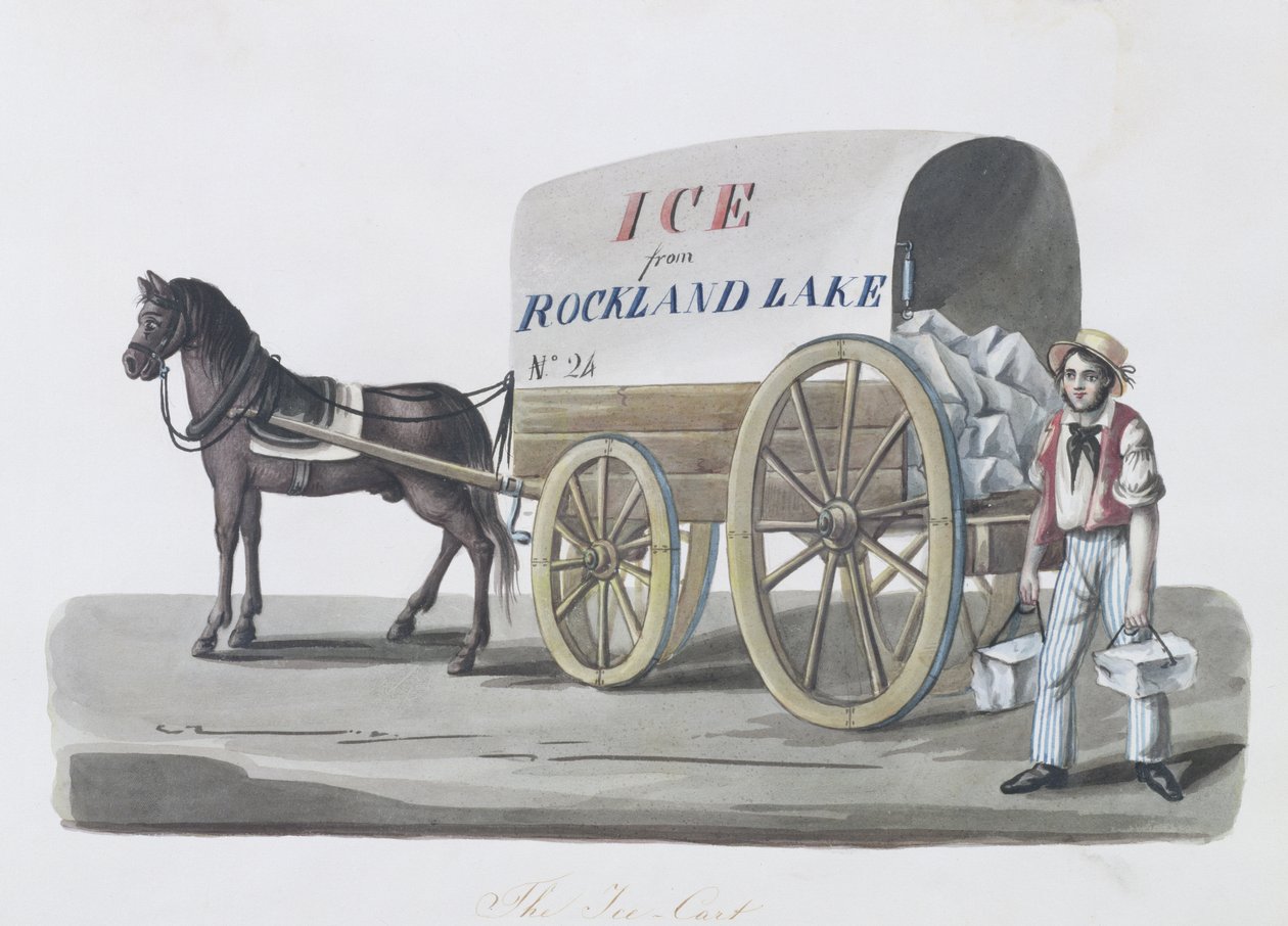 Buz Arabası, 1840-48 by Nicolino Calyo