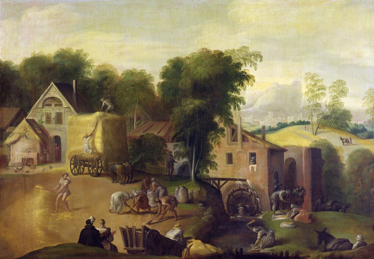 Tahıl Kazanmak by Nicolo dell Abate